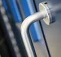 security hardware and glazing available with our high security doors