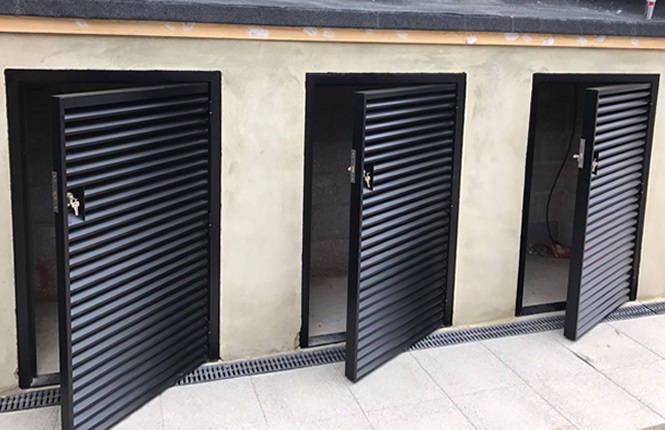 RSG8200 highly ventillated louvre doors fitted to some of plant rooms in Wimbledon.